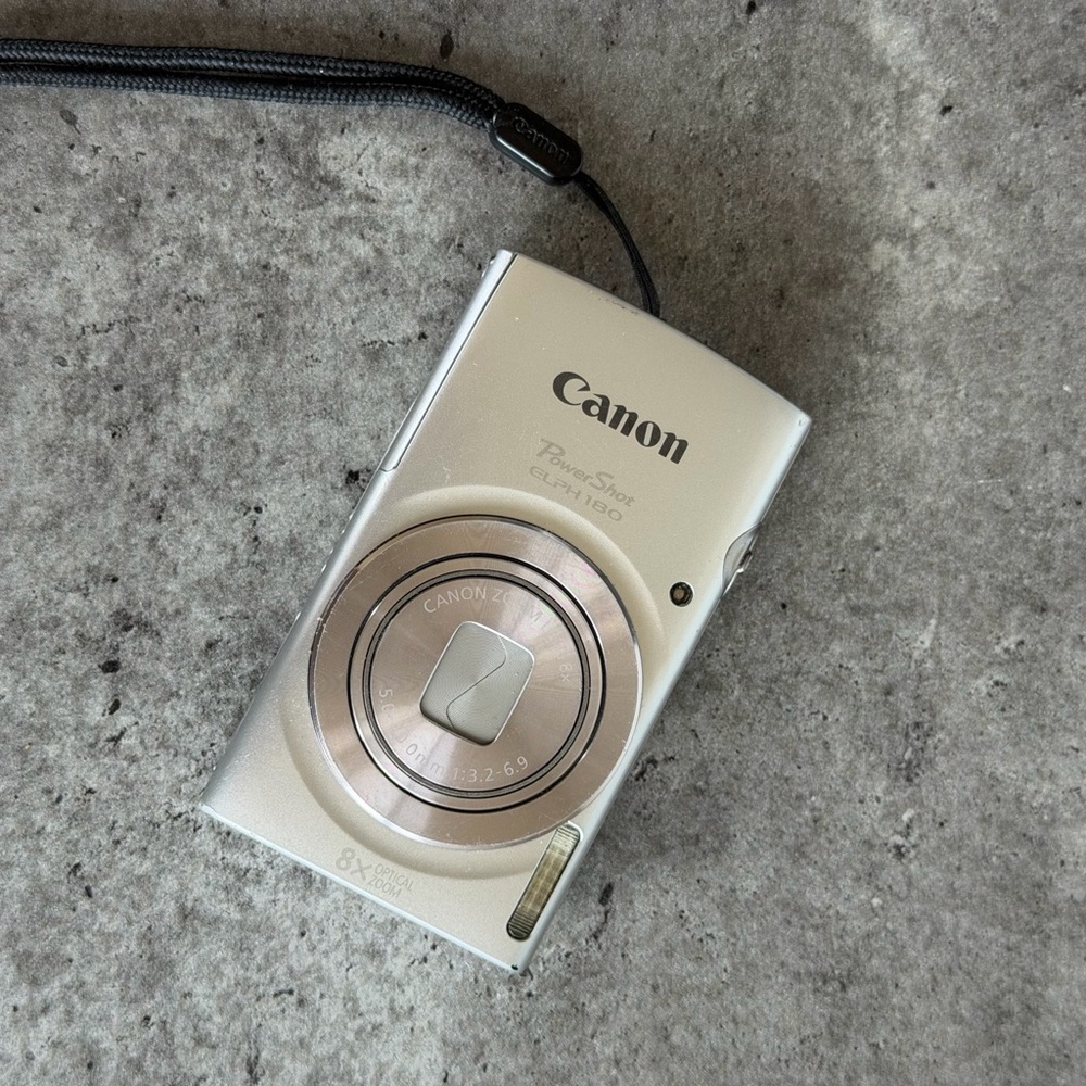 Canon PowerShot ELPH 180 (Silver) Compact Digital Camera